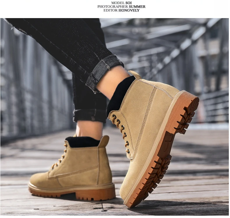 Обувь; мужские ботинки; замшевые зимние теплые ботинки Martens; крутые мотоциклетные мужские Ботильоны; классические мужские оксфорды; зимние ботинки; мужские рабочие ботинки