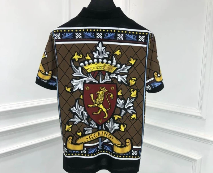 Весна Новая мода 20ss брендовые футболки королевская одежда для мужчин хлопок