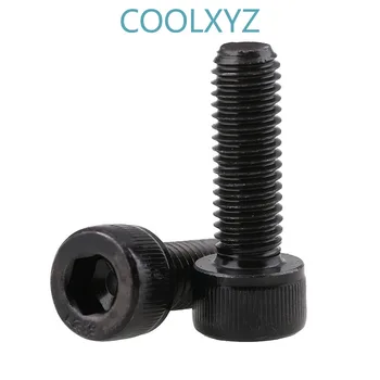 

DIN912 12.9-grade alloy steel cup head hexagonal screw black round head hexagonal postbolt M10-M18 1PCS