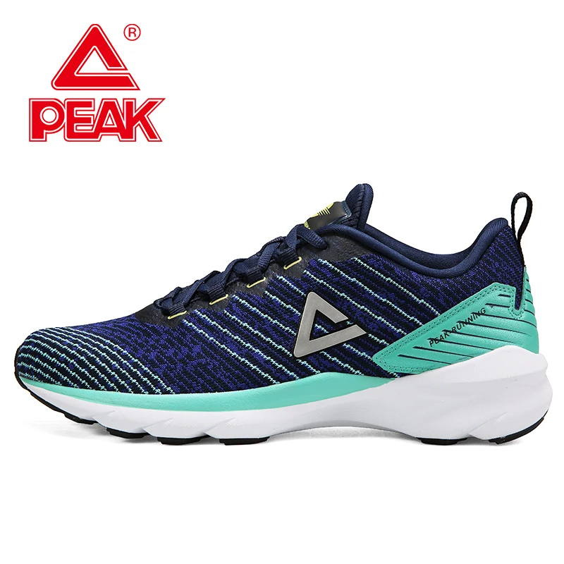 

PEAK Men's Cushion Running Shoes Lightweight Breathable Mesh Sneakers Leisure Lifestyle Sports Shoes Fitness Footwear