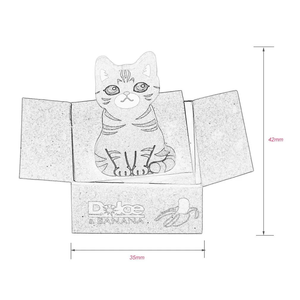 Cat Stretchy Bookmark Line Marker