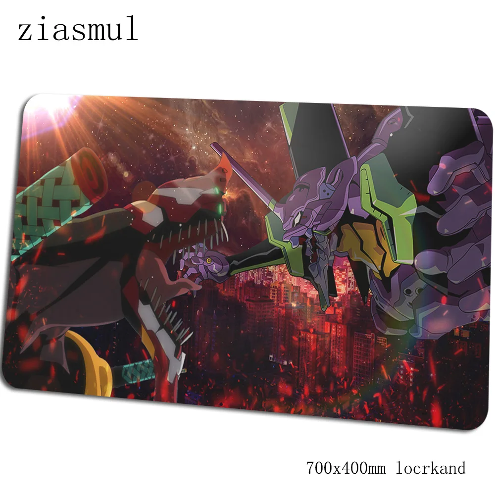 Evangelion геймерский коврик для мыши xl 70x40 см игровой коврик для мыши большой великолепный ноутбук pc аксессуары ноутбук padmouse эргономичный коврик - Цвет: Size 700x400x2mm