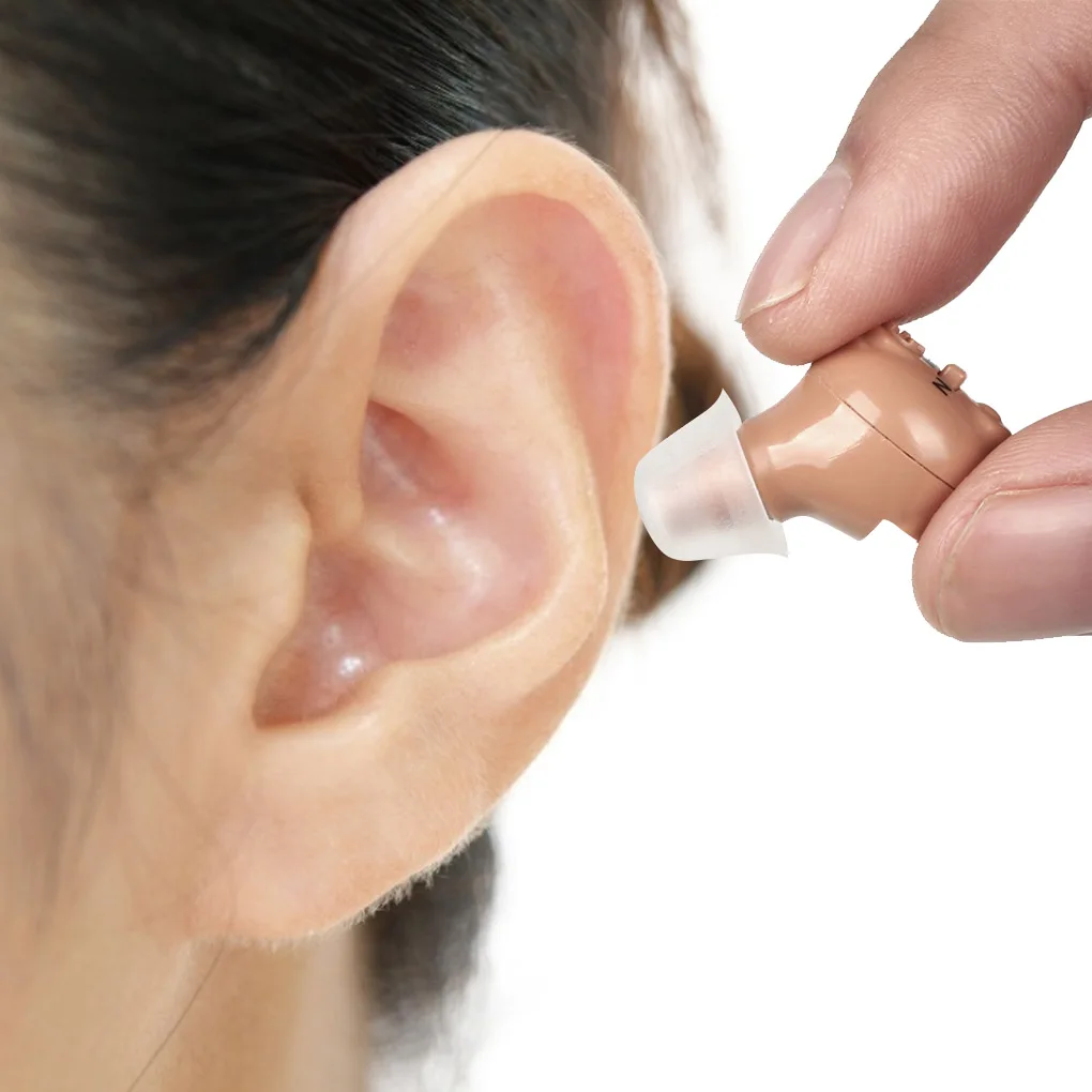 

Rechargeable Hearing Amplifier Noise Reduction Sound Voice Enhancer Deaf-aid for Elderly Seniors
