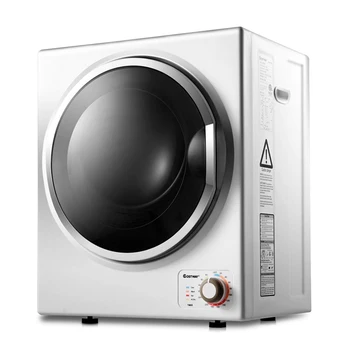 Online Costway 10 Lbs Multifunction Wall Mounted Stainless Steel Compact Electric Clothes Dryer Durability Tub Minimal Noise EP23598US