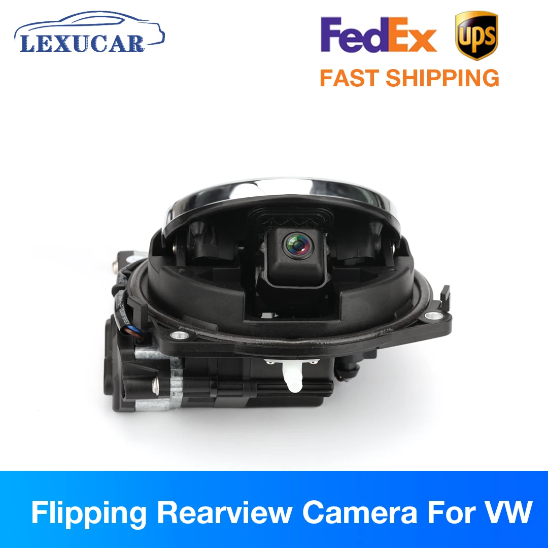 Best Flipping Rearview Camera for VW Badge Passat B8 B6 B7 Golf MK7 MK5 MK6 Polo Reverse Parking HD Camera Trunk Switch Emblem Auto