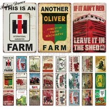 Ферма металлический знак Оловянная табличка металлический Винтаж дом Декор стены Ретро металлический знак(20x30 см