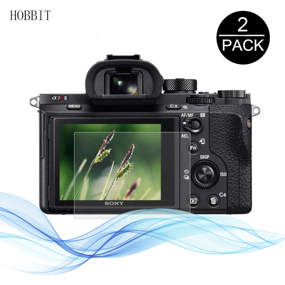 Protector de pantalla de vidrio templado para Sony A6000 A6300 A5000 NEX-6/5 A9 A7R A7 A7s A7II A7III A7RIII A7RII RX10 RX100 II III IV V