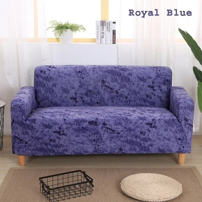 royal blue Универсальный диванных чехлов эластичный чехол для дивана для гостиной диван мебель протектор чехлов диван 1/2/3/4 местный диван-кровать для детей - Цвет: royal blue