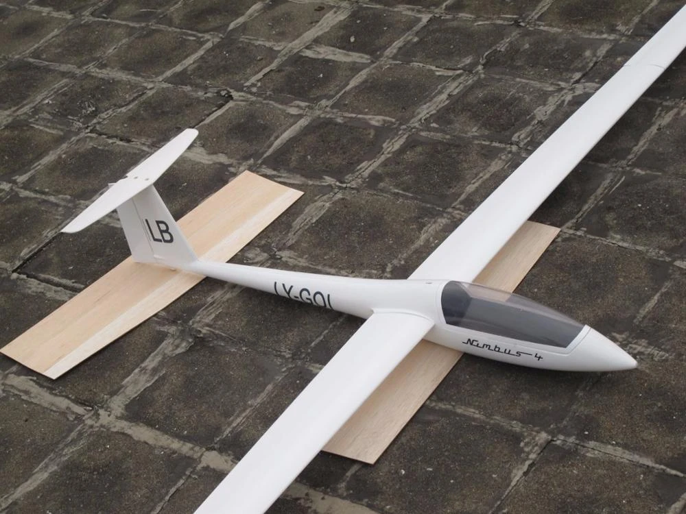 Big Rc Sailplane Model Flyfly 4m Nimbus Glider And Electric Version Ff