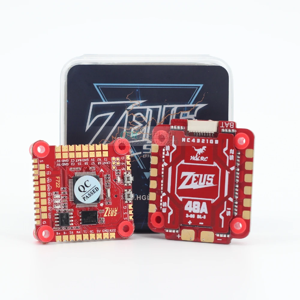 Контроллер полета HGLRC Zeus F748 STACK 3-6S MPU6000 F722 48 а BLHELIS 4 в 1 ESC для FPV гоночных беспилотных