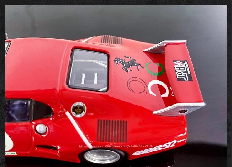 Bburago 1:43 Ferrari 250 Rossa 1959 series Acrylic Glift Box Packging car model Simulation Alloy Car Model Collect gifts toy