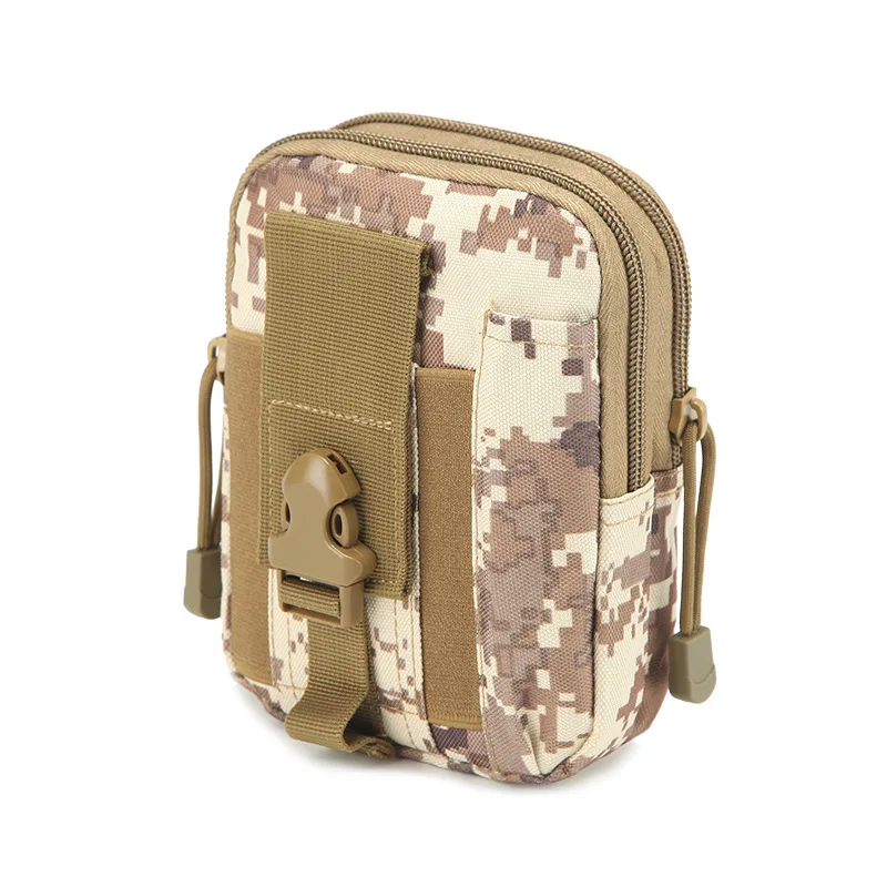 Походная сумка для скалолазания на открытом воздухе Тактическая Военная облегченная модульная система переноски снаряжения бедра поясной ремень кошелек сумка кошелек телефон чехол для iPhone 7 для samsung - Цвет: Desert digital