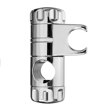 

Bracket Tube Slide Bar Clamp Replacement ABS Plastic Adjustable Shower Holder Rail Bathroom