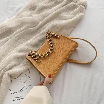 

Leather Crossbody Messenger Handbags Women Pure Color Casual Hobo Shoulder Bags Youth Ladies Small Square Bag