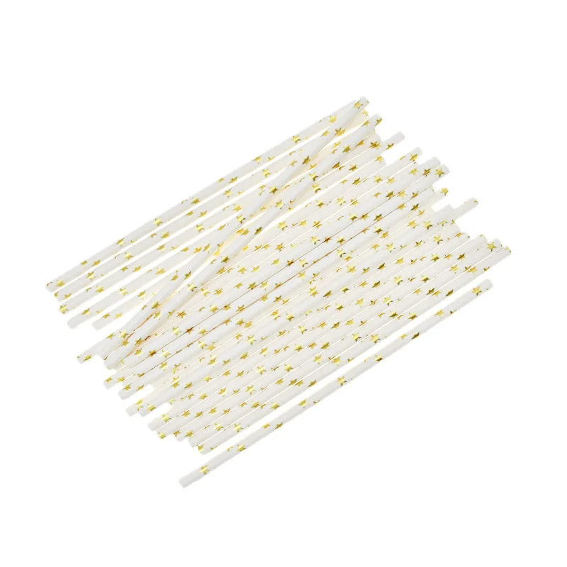 Birthday Party paper Plates Wedding Decorations Set Gold Star Disposable Tableware Paper Cup Straws Home Party Supplies for Kids