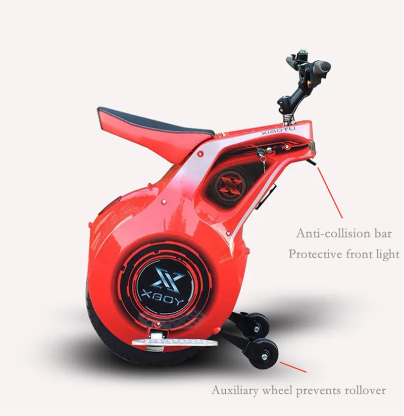 Мощный электрический скутер Одноколесный велосипед баланс скутер 19 дюймов мотоцикл 800 Вт 60 в Электрический одноколёсный скутер с Bluetooth s