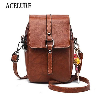 

ACELURE New Women's Fashion Shoulder Bag Simple Solid Color Long Mobile Phone Bag Messenger Bag High Quality Brand Mini Handbag