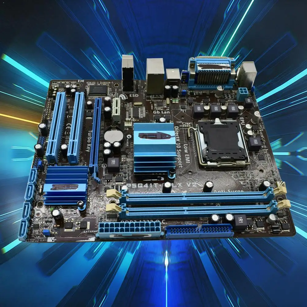 Материнская плата ASUS P5G41T-M LX V2 DDR3 8 Гб G41 для настольного ПК p5G41T материнская VGA б/у