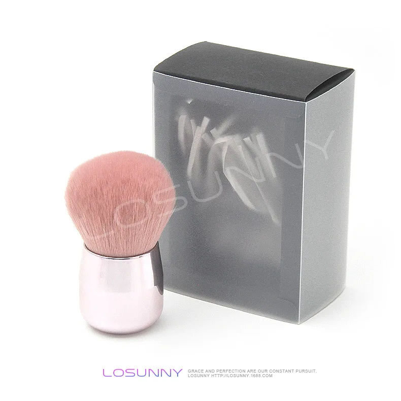 1Pcs High Quality Face Makeup Brush Round Pink Foundation Powder Brush Art Paint Brush Theatre Makeup