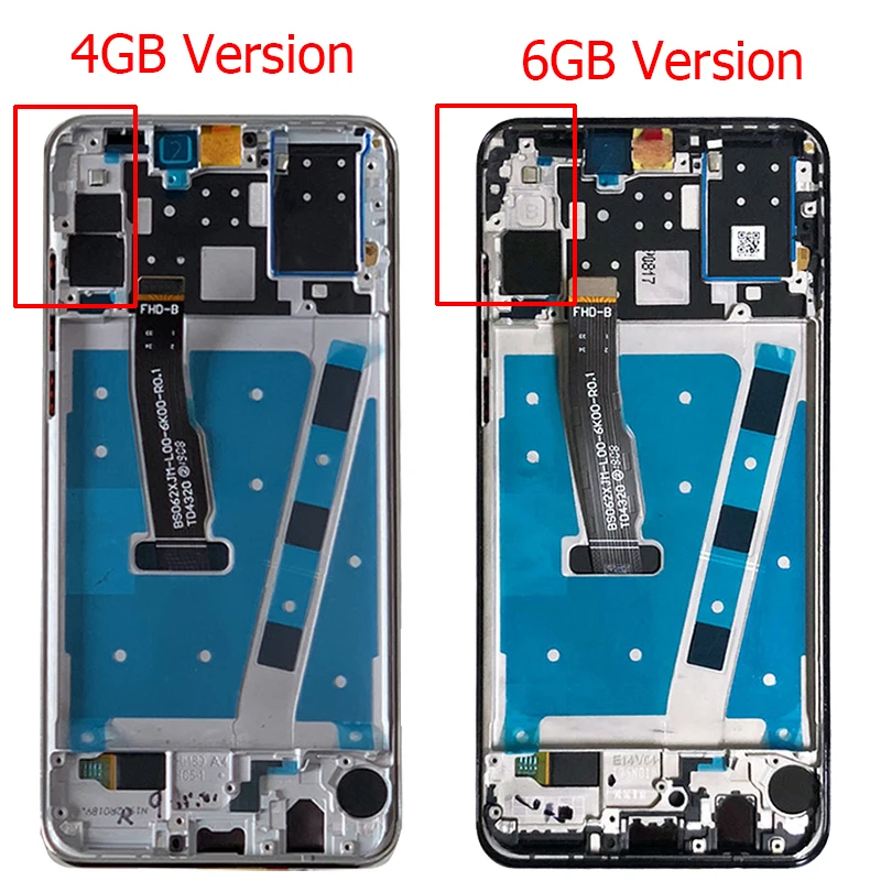 Оригинальный P30 Lite LCD для Huawei дисплей с рамкой 6 15 &quotHuawei Nova 4e MAR LX1 LX2 AL01 сенсорный