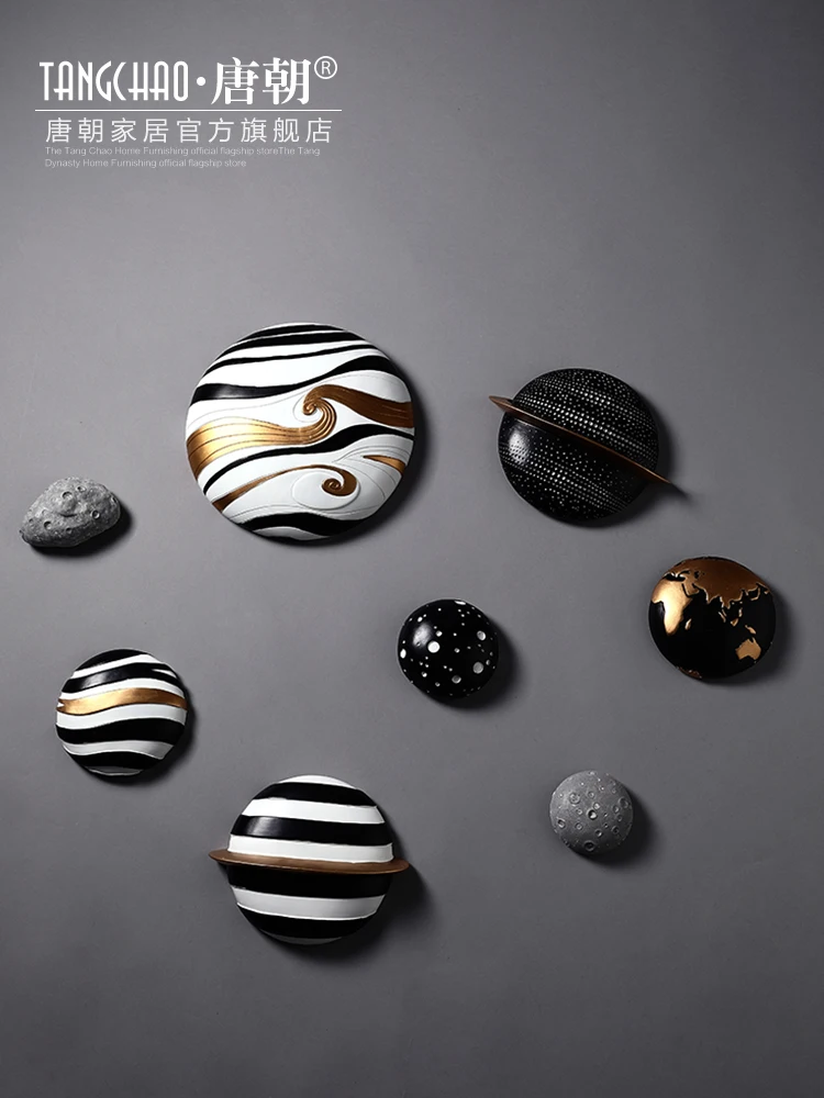  Nordic Wind Modern Simple Creative Astronaut Arrangement Living Room Sofa Bedroom Wall Decoration P - 4000181921071