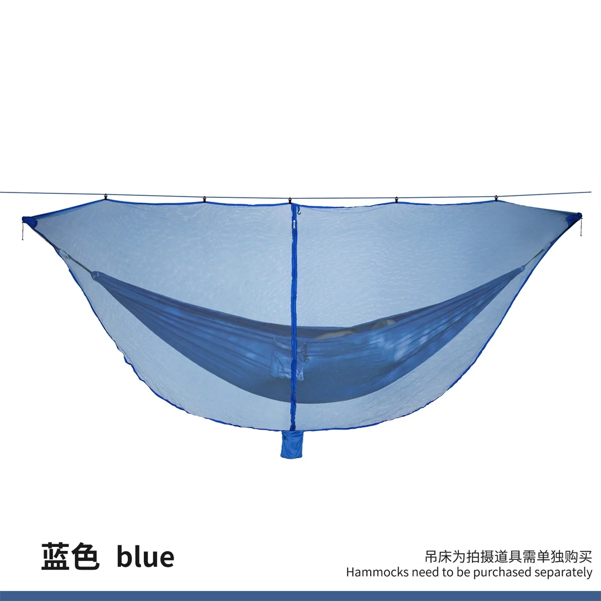 Outdoor Easy Setup Travel Portable Hammock Mosquito Net Fabric Nylon Camping Double Person Foldable Separating Mosquito Bed Net