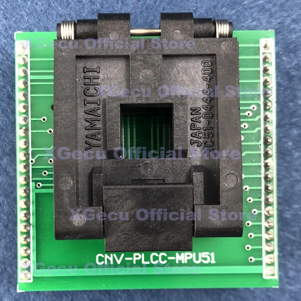 Plcc44 para Dip40 51 para Tl866a Programadores de 40 Adaptador Apoio Tl866ii Plus ou Outros Pinos Zif Cnv-plcc-mpu51 Mcu Tl866cs