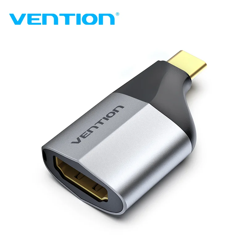 

Vention USB C to HDMI Adapter Type C HDMI Cable 4K 2.0 Converter for MacBook Samsung S10/S9 Huawei P40 Xiaomi Type C to HDMI 1.4