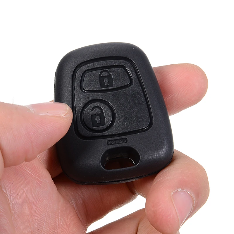 Auto Car 2 Button Remote Control Key Fob Case Shell For Peugeot 107 207 307 407 106 206 306 406 No blade No logo