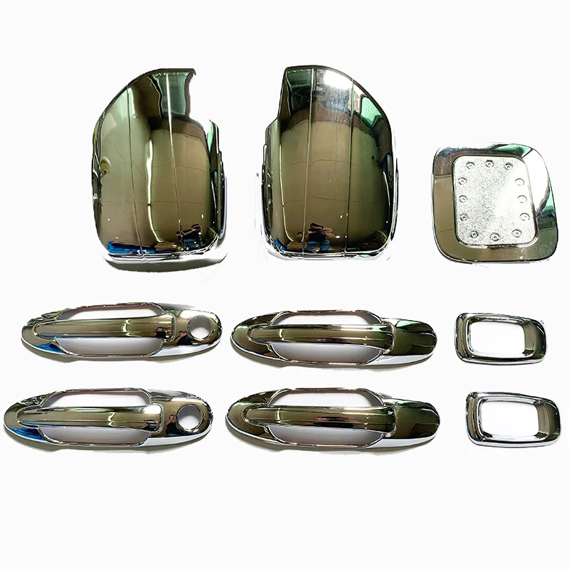 Хромированная дверная ручка для Toyota Land Cruiser 100 Lexus LX470 1998-2003 2004-2007 боковая лампа