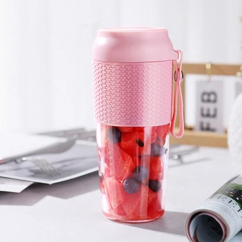 

Portable Usb Electric Electric Juice Cup Blender Handheld Vegetable Juice Maker Blender Rechargeable Mini Juice Making Cup Pink