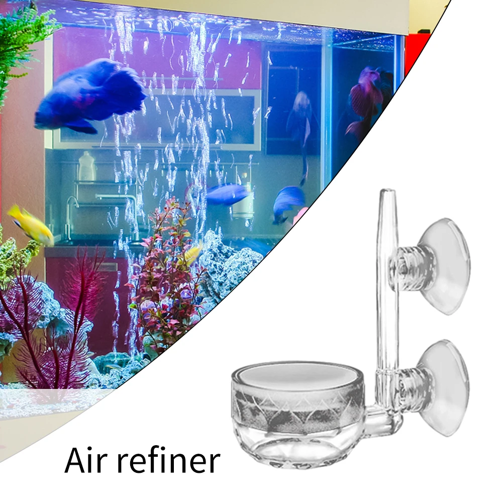 Aquarium Bubble Stone Diffuser CO2 Refiner Air Oxygen Atomizer JSW Mall