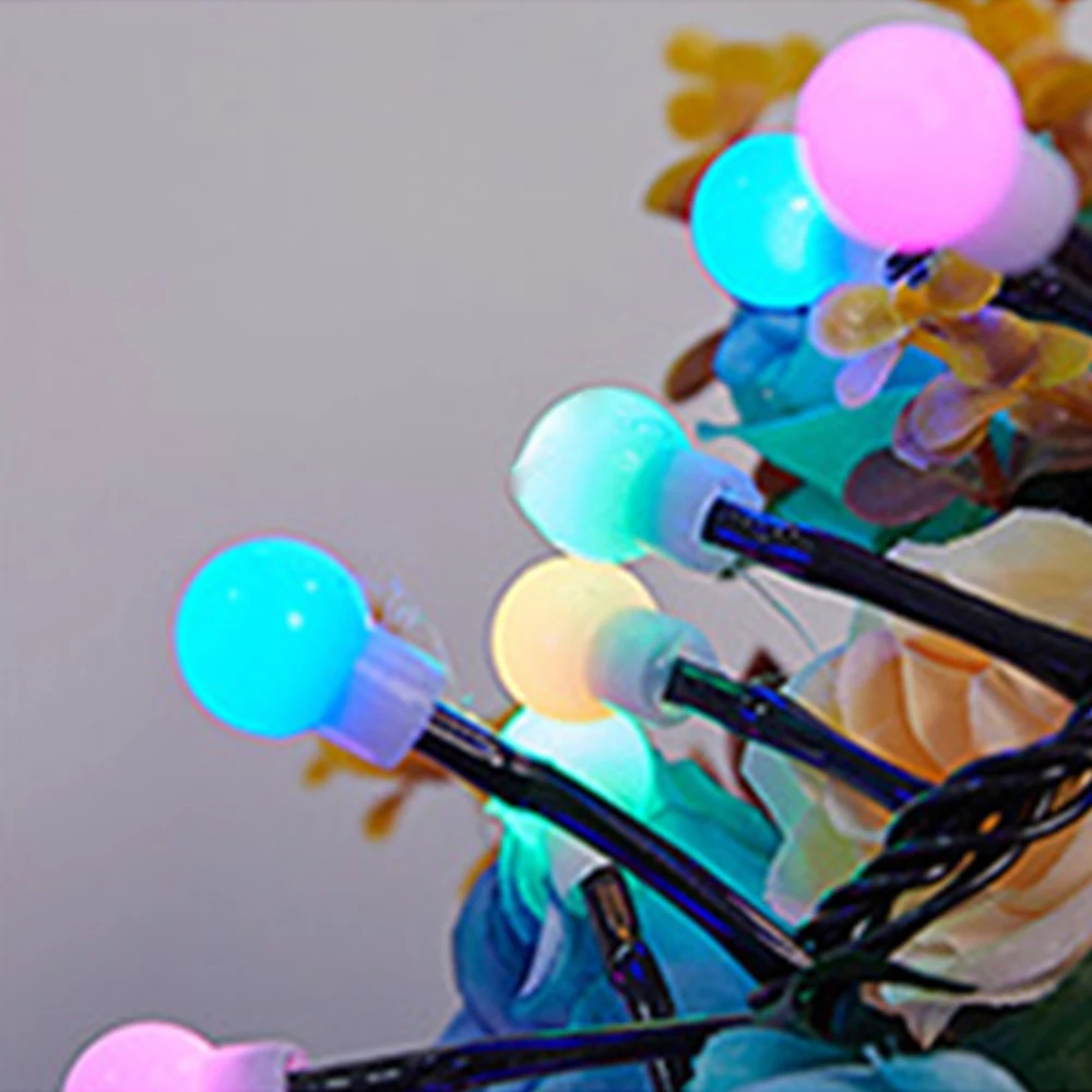 3M200LED шар маленькая лампочка Рождественская гирлянда ЕС вилка 220 В гирлянда для спальни Сказочный свет наружная Свадебная вечеринка украшение