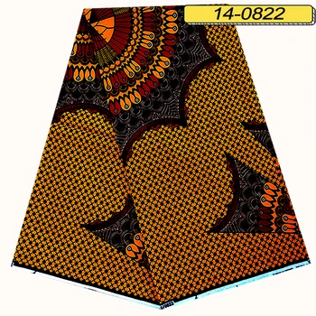 

Lasted 100% Cotton Fabric Cheap Wholesale 6 Yards Tissu Wax Africain Ankara Fabric Textile African Wax Prints Fabric For Women