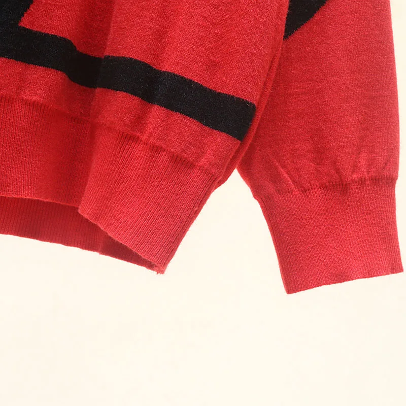 Sweaters Autumn Winter Fashion Letter Women's