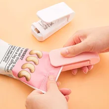 Mini Sealer Snacks-Bag Clips Sealing-Machine Food-Packaging Plastic Kitchen Wholesale