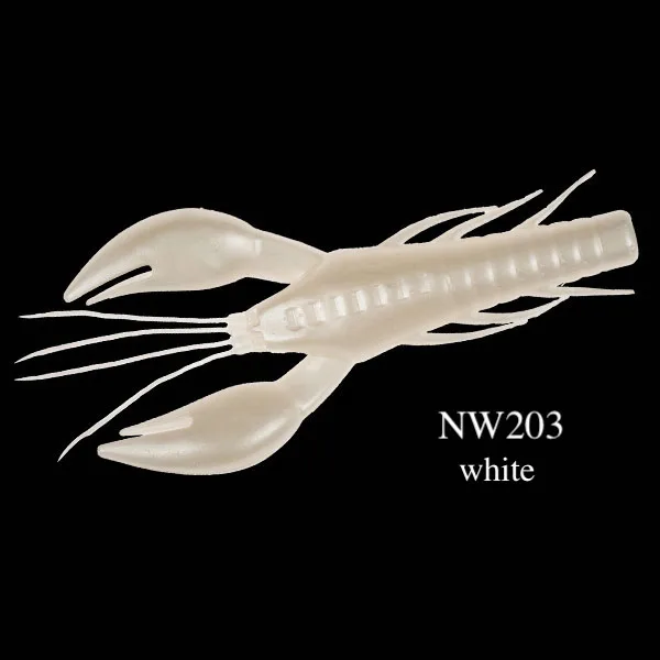 NW203 NOEBY мягкие приманки 60 мм/1,6 г 95 мм/9 г силиконовые раки твари когти лобстер червь креветка приманка для ловли басов приманки, рыбалка - Цвет: NW203