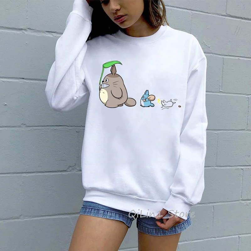 824103 O Толстовка Totoro Spirit out для мужчин и женщин Studio Ghibli Хаяо Миядзаки японского аниме Толстовка Осенняя зимняя одежда kawaii джемпер - Цвет: 824103 O