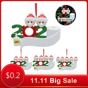 

Creative Personalized Christmas Ornament Lightweight 3 Ornament 2020 The Commemorative Household Christmas Holiday Decorations