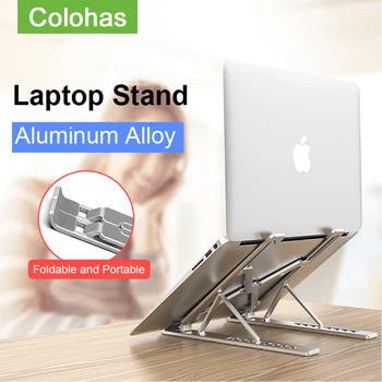 

Adjustable Laptop Stand Folding Portable Aluminum Alloy Notebook Support Holder For MacBook Pro Computer Riser Stand Holder