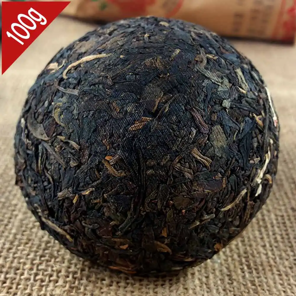 2007yr Юньнань Тулин 852 сырой Pu-erh 100 г Китайский Sheng Pu-erh для похудения