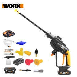 Worx hydroshot 20v lavadora de carro portátil wg620e.3 alta pressão ferramenta jardim máquina lavar roupa mais limpa portátil sem fio recarregável