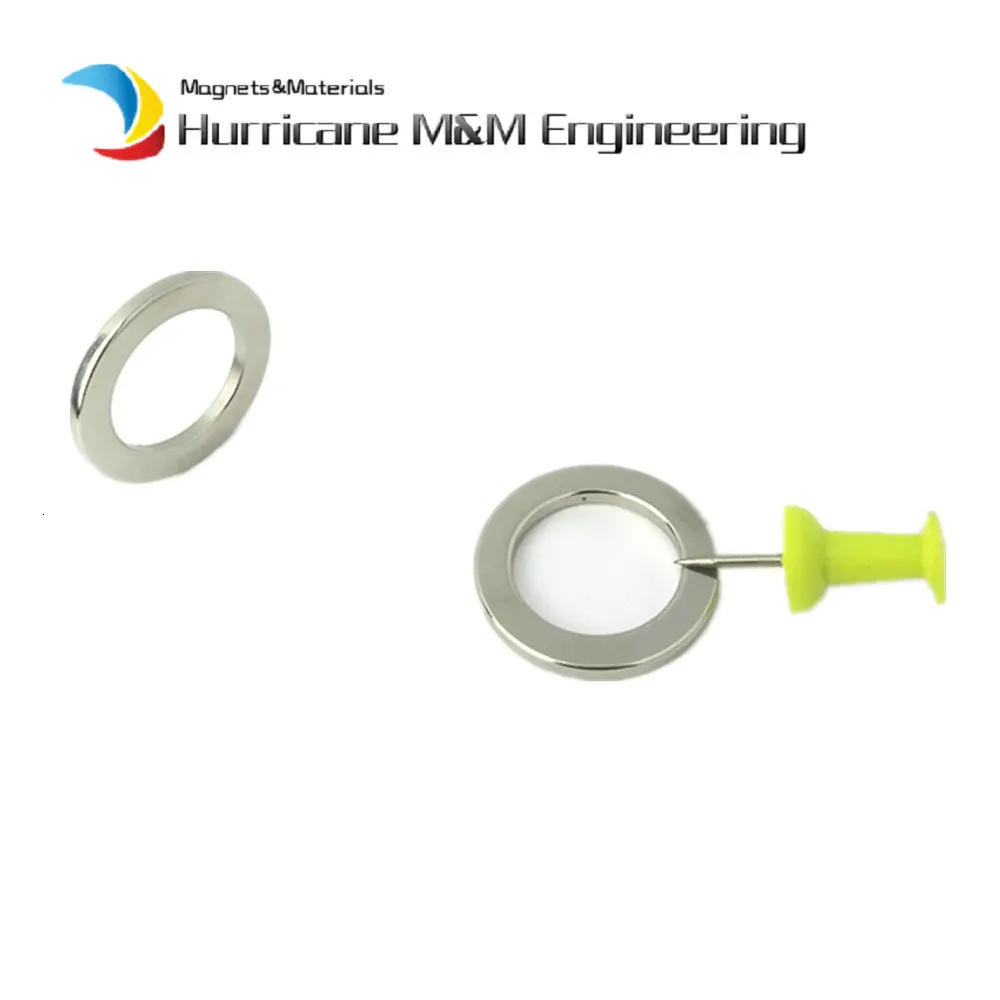 NdFeB Magnet Ring OD 22x15x2mm thick Strong Neodymium Permanent Magnets Rare Earth Magnets for Industrial Use 12pcs