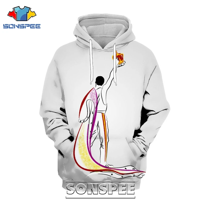 SONSPEE 3D Print Freddie Mercury Hoodie Men Women Casual Rock Coat Streetwear Hip Hop Pullover Tops Legend Singer Sweatshirt (3)