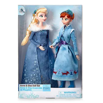 

2019 Genuine Disney Frozen Elsa Anna Princess doll Snow Queen Children girls toys birthday Christmas gift original high quality