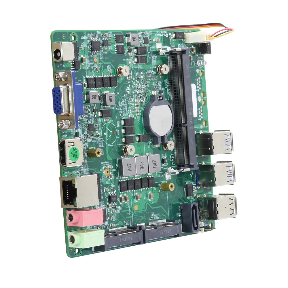 Intel Core i3-4010Y Mini ITX материнская плата DDR3L SATA mSATA 6* USB HDMI VGA Gigabit LAN Mini PCI-E WiFi Bluetooth MIC SPK DC12V 5A