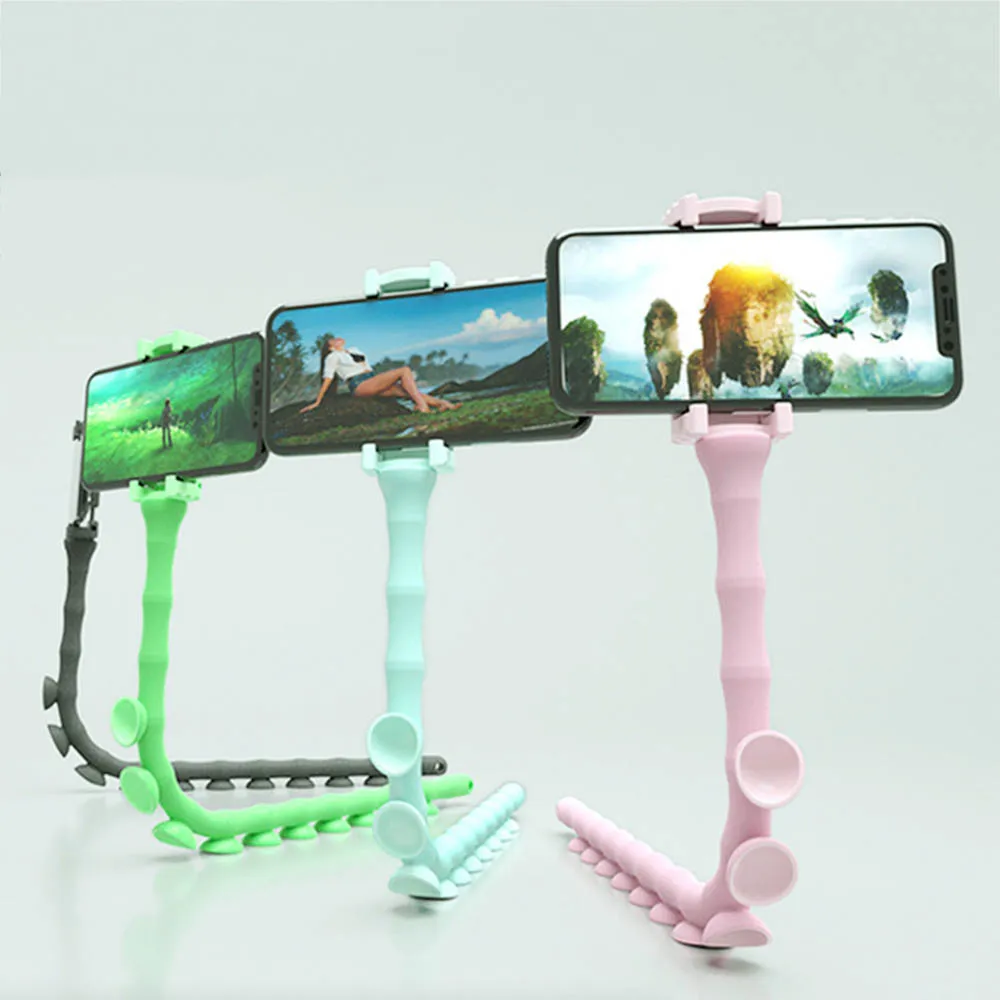 Ute Caterpillar ленивый кронштейн планшетофон для червя держатель с присоской