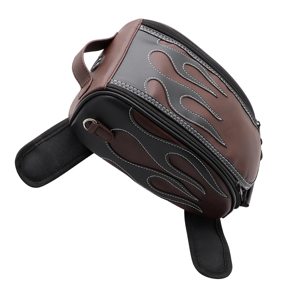 Motorcycle tank bag oil fuel tank bag motorbike saddle Harley Sportster 883 1200 XL Touring Softail Dyna Road King motorcycle tank bag