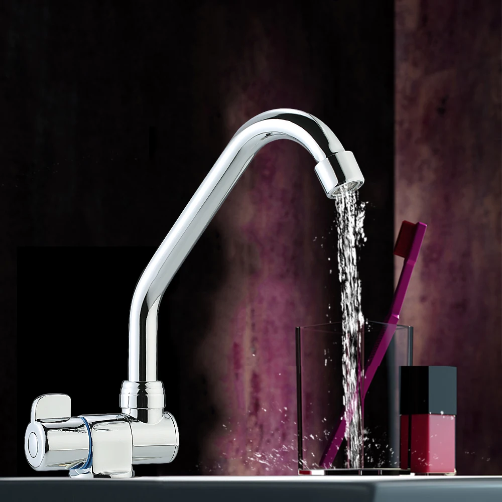 All copper Kitchen Faucet 360 Degree Rotation Galley Sink Faucet