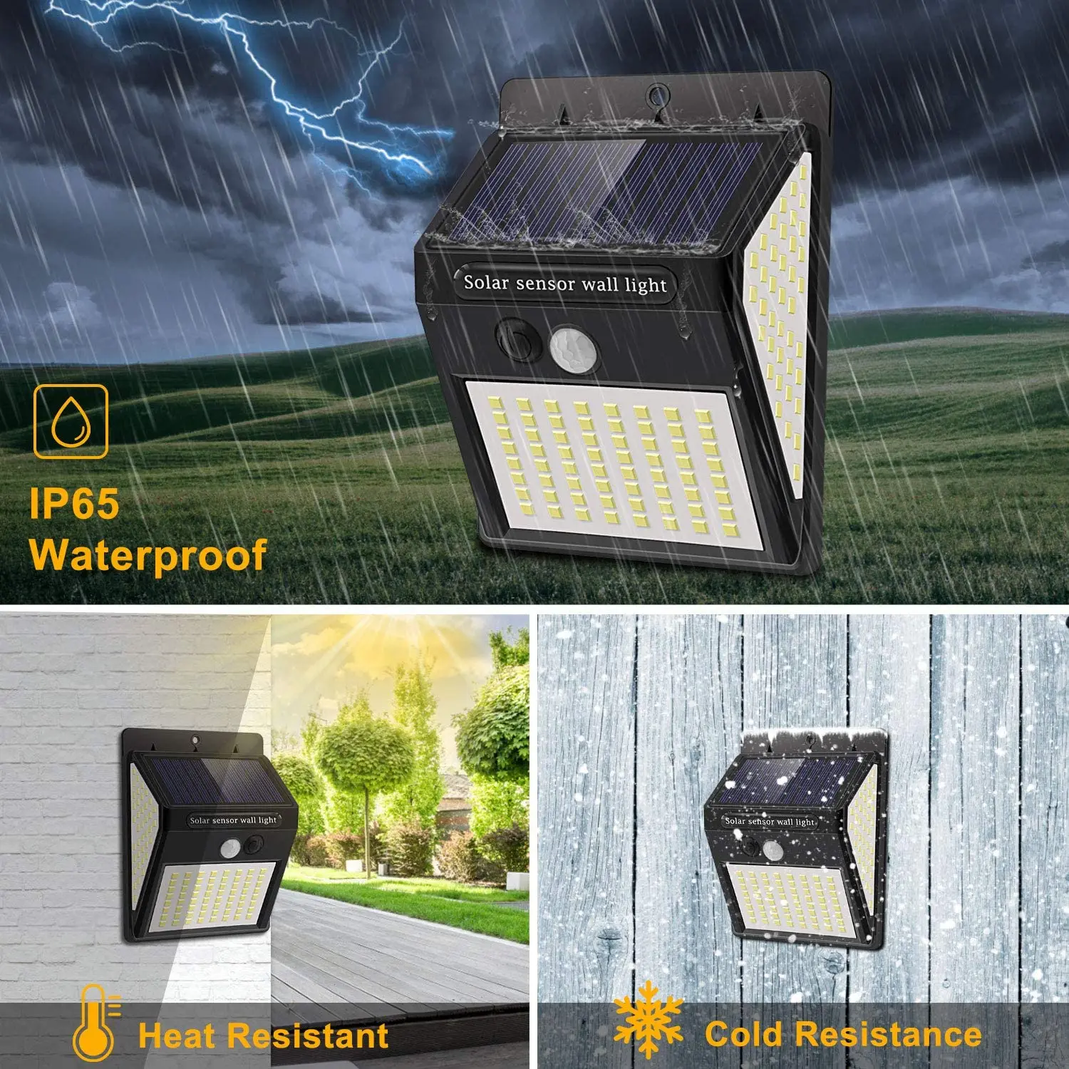 3Mode Waterproof 230 LED Solar Motion Sensor Lights Outdoor Sunlight Solar Powered Street Wall Lamp for Garden Decoration 1-4pcs solar wall lights